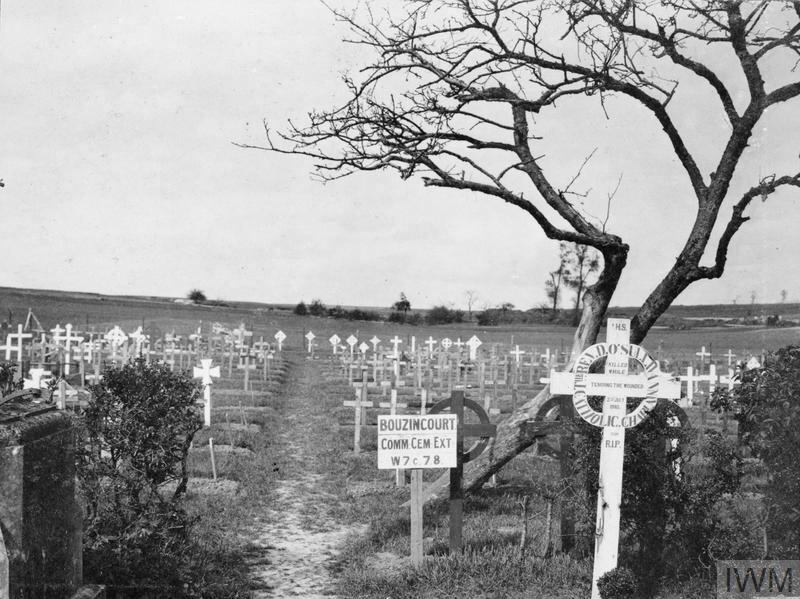 Bouzincourt Communal Cemetery Extension © Jeremy Gordon-Smith 11th Border Regiment, Lonsdale Battalion Pals Ibison Thomas